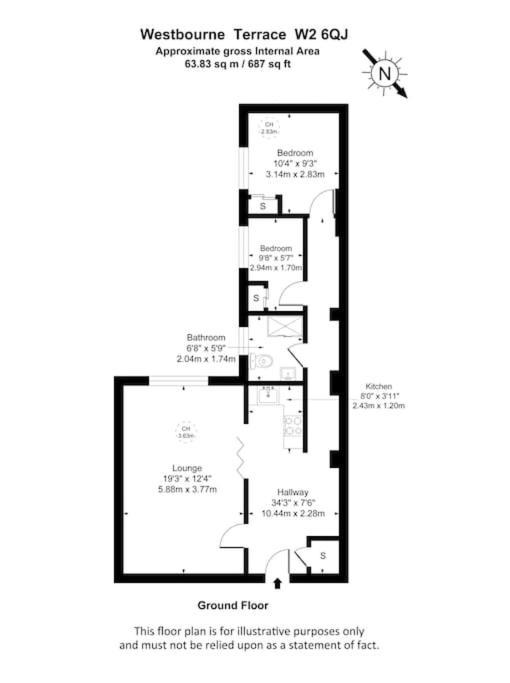 Cosy 2-Bedroom Flat Paddington London Exterior foto